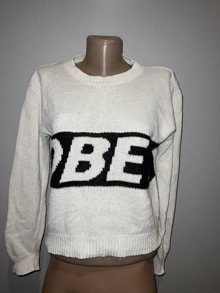 Women Obey Sweater White Cotton 38 / M / 46