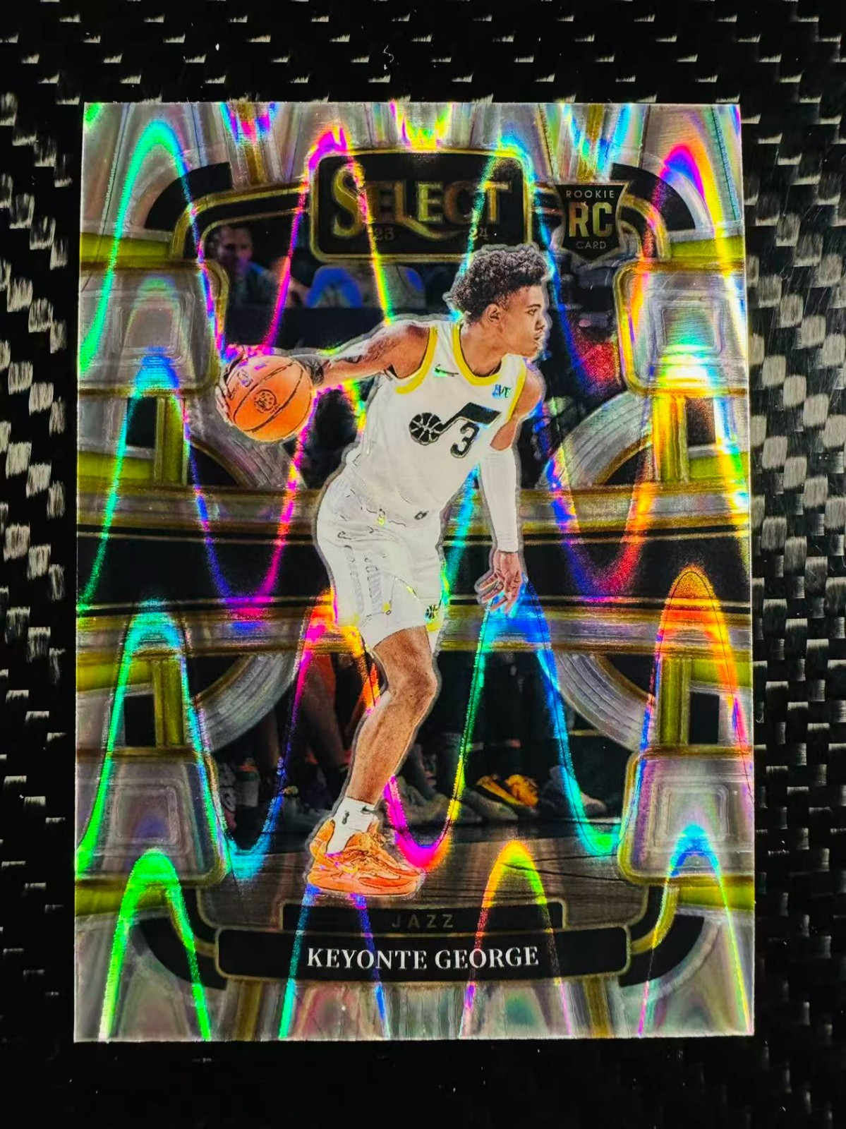 Keyonte George 2023-24 Panini Select Concourse Tectonic RC #75 Jazz