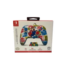 PowerA Enhanced Wired Controller for Nintendo Switch Super Mario Themed NEW