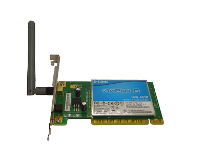 D-LINK AIR PLUS DWL-G510 54Mbps  PCI WIRELES ADAPTER #GK9906