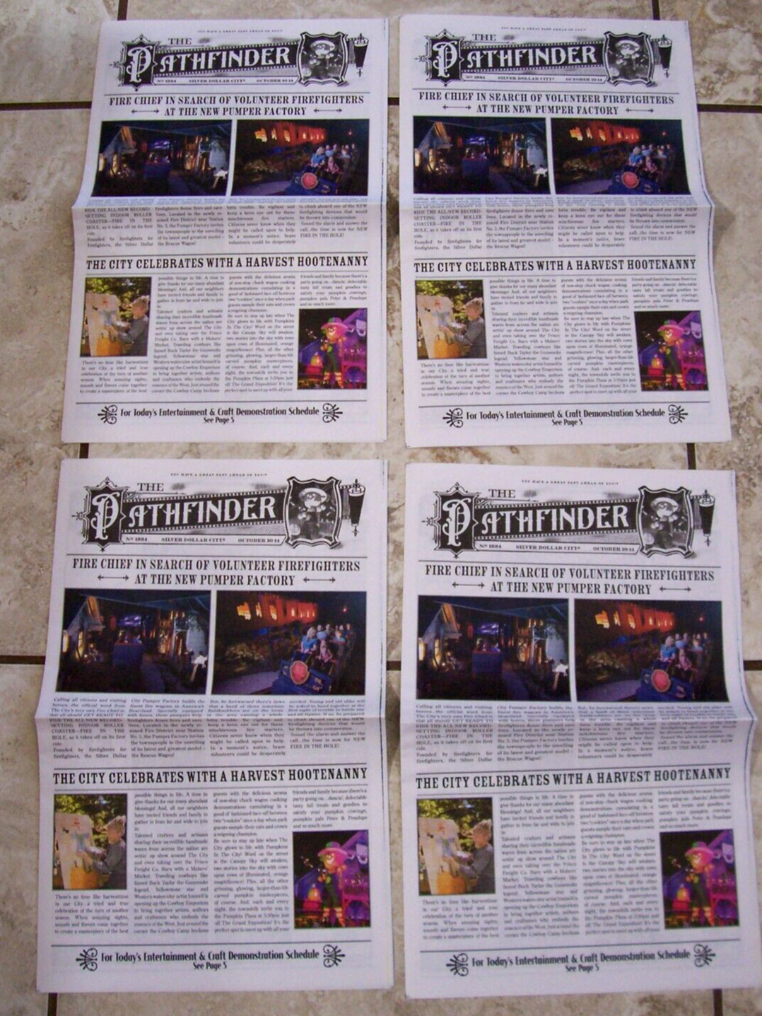 Silver Dollar City Branson Mo Theme Park Pathfinder Newspaper October 2024 eBay