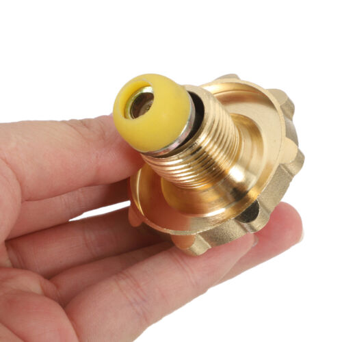Soft Nose POL Propane Gas Tank Adapter Plug with FULL Flow Male NPT fitting - Picture 6 of 12