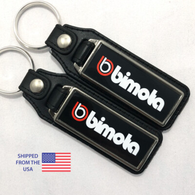 Key Fobs Key Ring Keychain for Bimota Motorcycles Logo  (2-Pack)