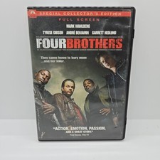 Four Brothers (DVD, 2005, Full Screen) Mark Wahlberg Tyrese Gibson R