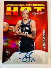 Jeremy Sochan 2022-23 Panini NBA Hoops Hot Signatures Rookie Autograph Auto