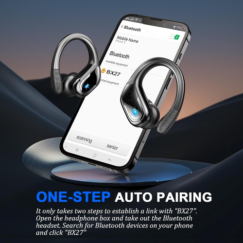 Wireless Earbud, 75Hrs Bluetooth 5.4 Headphones IP7 Waterproof for Sport, Runnin - Picture 7 of 12