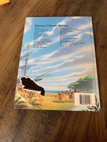 90s Vintage Disney Pocahontas, Aladdin, 100 & 1 Dalmatians Hardcover Large Books - Bild 12 von 19