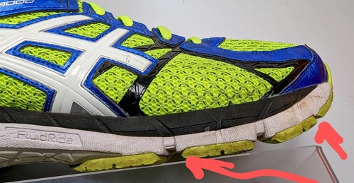 ASICS Men's Gel GT-3000 3 Running Trainers - 3 Neon/Cobalt UK 11 US 12 EU 46.5 - Picture 16 of 21