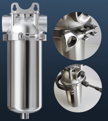 Stainless Steel Front Filter Filtration System w/ Filter Screen 10000L/h 1-40μm - Picture 16 of 22