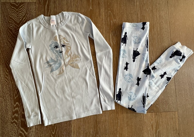 Hanna Andersson Girls Frozen II Pajama size 150/US 12 lkNEW