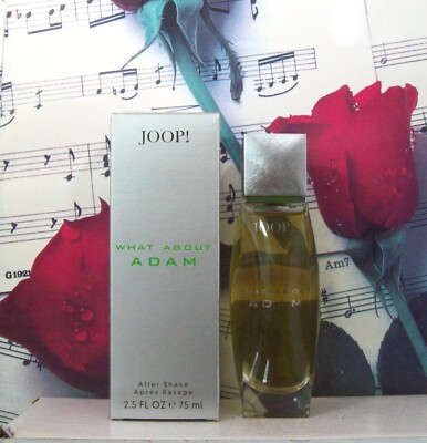 JOOP! What About Adam After Shave 2.5 FL. OZ. NWB