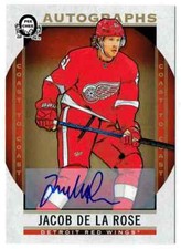 2018-19 OPC COAST TO COAST JACOB DE LA ROSE AUTO DETROIT RED WINGS #A-JD