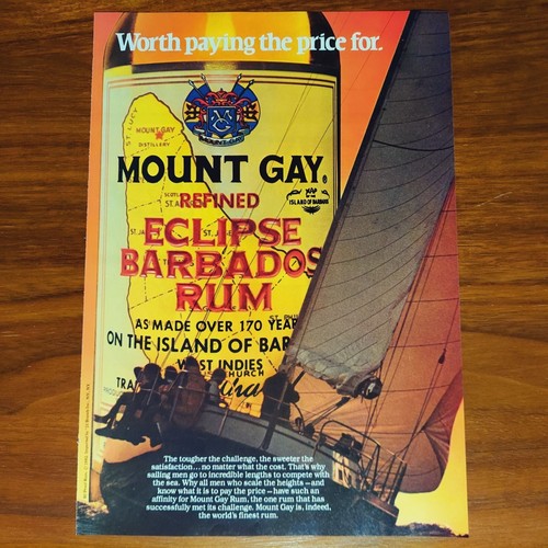 MONTAJE GAY ECLIPSE BARBADOS RON IMPRESO ANUNCIO REVISTA ANUNCIO VALE LA PENA PAGAR - Imagen 4 de 4