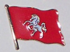 Kent England County Flag Enamel Pin Badge