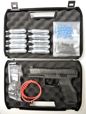 H&K SFP9 T4E cal. 43 Markierer SET inkl. CO2 / Mun / Guncase Umarex - NEU & OVP