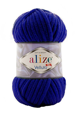Wolle Chenille Garn ALIZE VELLUTO chunky samtig *neue Farben* 100g Farbauswahl