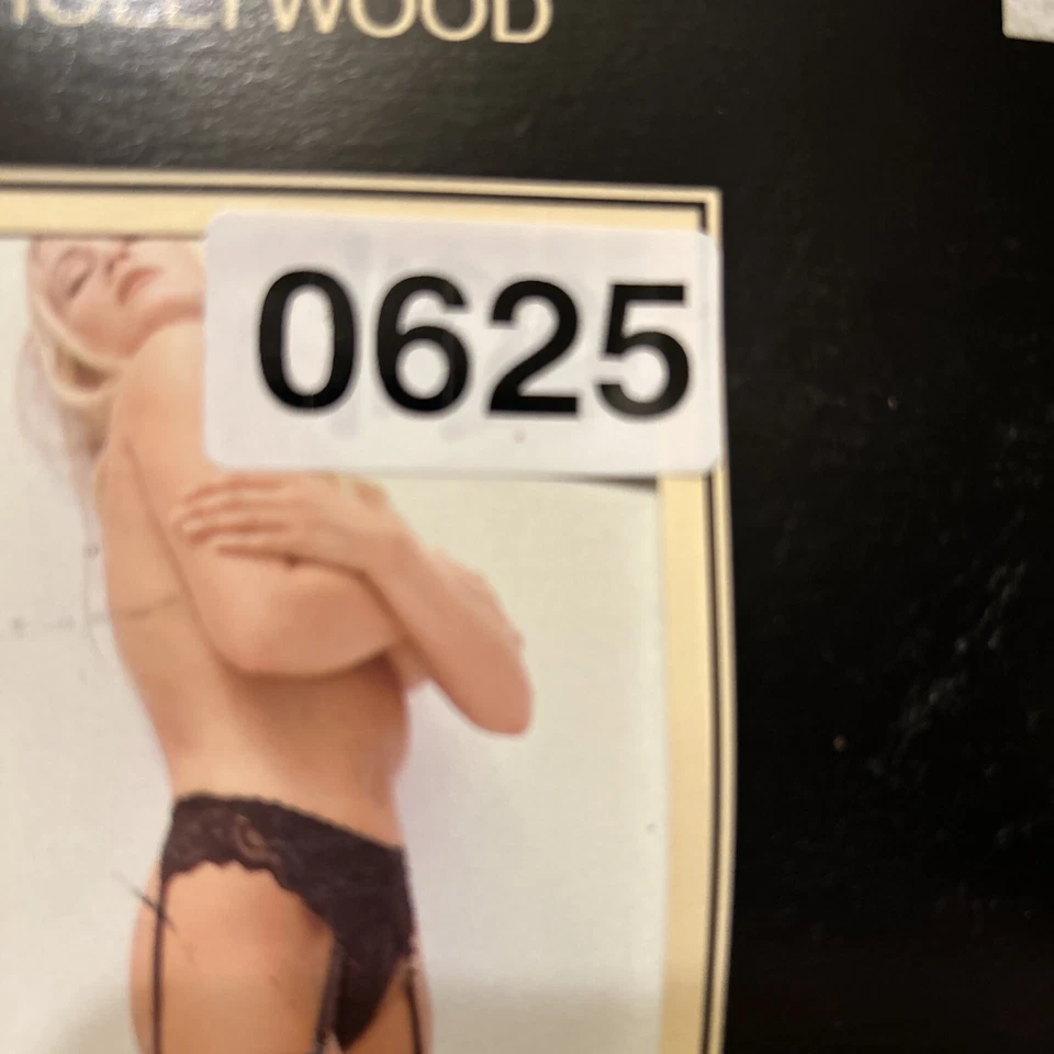 Vintage Shirley of Hollywood Plum Lace-Top Sheer Nylon Stockings USA Fits 8.5-11 - Image 3 of 3