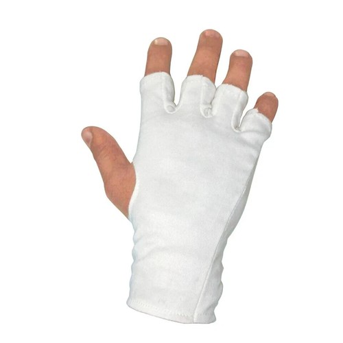 Wicket Keeping Inner Gloves Cotton Half Finger US - Picture 3 of 4