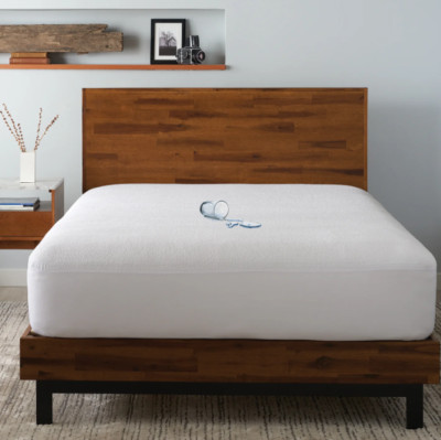 Ella Jayne Premium Terry Cloth Waterproof Mattress Protector Queen