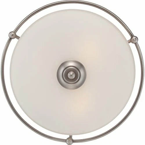 Quoizel GF1617AN Contemporary Griffin Flush Mount, Large, Silver - Picture 6 of 7