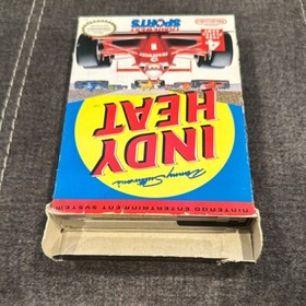 Danny Sullivans Indy Heat Nintendo NES ~ In Original Box w Registration Card!