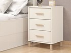 Bedroom Furniture Granada Cashmere And Artisan Oak Effect Bedside Table - 3414 