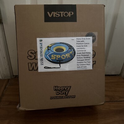 GoSports 44 Inch Heavy-Duty Winter Snow Tube With Premium Canvas Cover