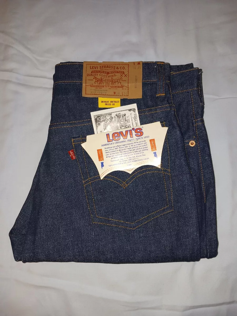 Brand New DEAD STOCK Vintage 1976 Levi’s 517 Jeans Men’s 36X34 Red Tab Crisp!!!