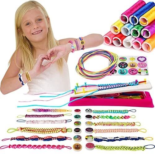 IQKidz Friendship Bracelet Maker Kit Making Bracelets Craft Toys
