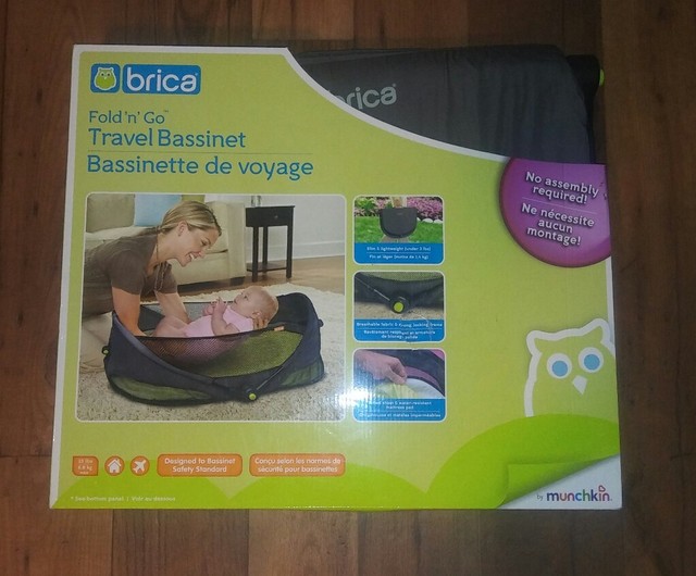 brica baby travel bassinet