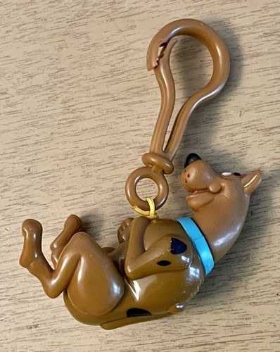 Scooby Doo Clip Keychain 2003 Vintage 3.5" Pull String Feet Move Hanna Barbera