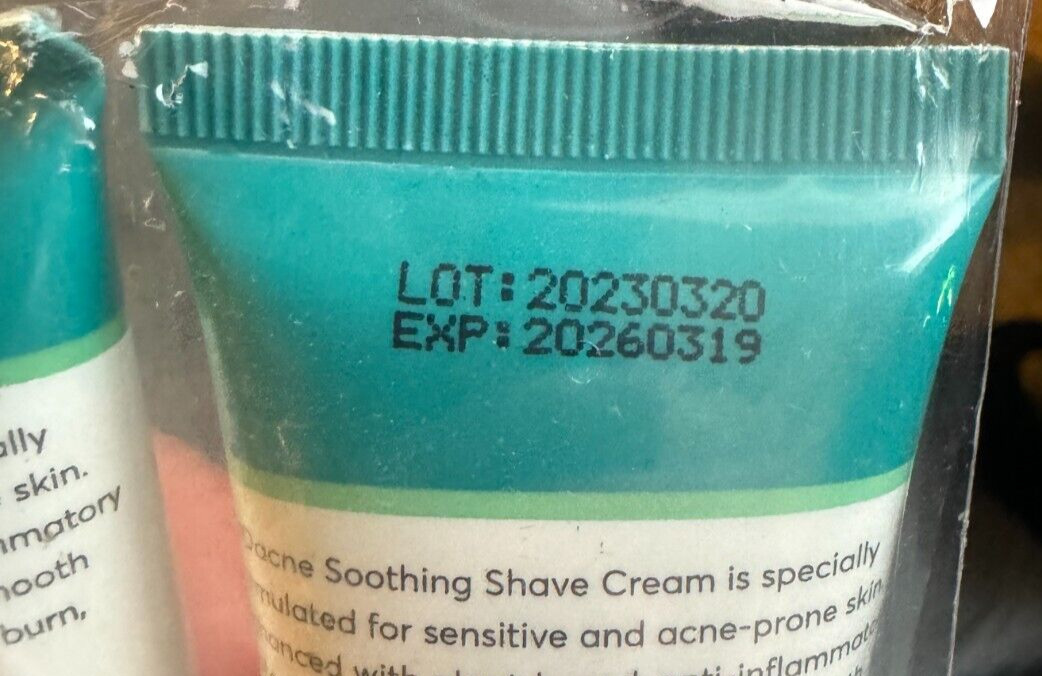 (2) MDACNE SOOTHING SHAVE CREAM FOR ACNE PRONE SKIN OIL-FREE EXP 3/26