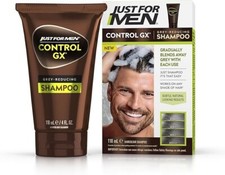 Just For Men Control GX Grey Reducing Shampoo 118mL Gradually Reduces Grey Free