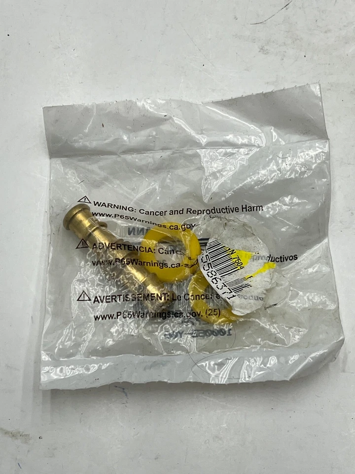 (QTY 5) Edelmann Hose End Fitting Gold 750600 - Image 2 of 4