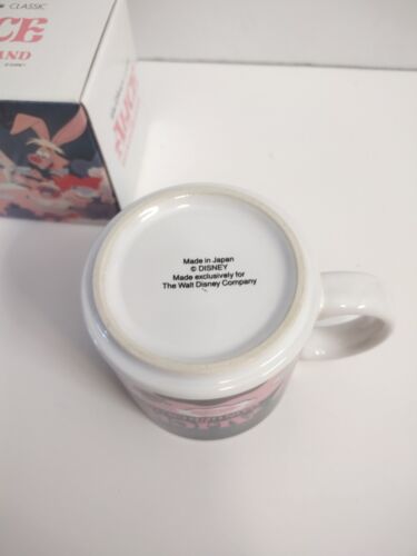 Vintage Disney Alice In Wonderland • Coffee Mug Cup 12oz Made In Japan New Box - Picture 5 of 6