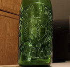 nice Antique JOSEPH JOHNSON green BEER BOTTLE Durham UK England   no reserve — photo 1