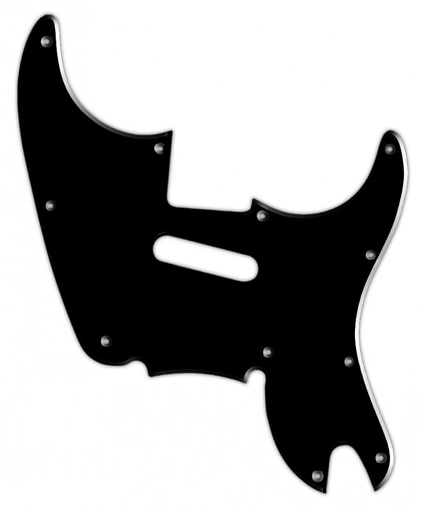 Gloss Black Pickguard for Latest Version Squier '51 Vintage