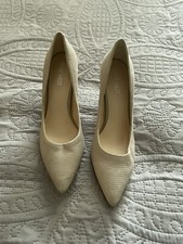 Nine West Womens Taupe Suede Dress Heels Shoes 6M (CA)