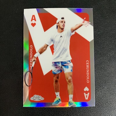 2024 Topps Chrome Tennis Aces FRANCISCO CERUNDOLO