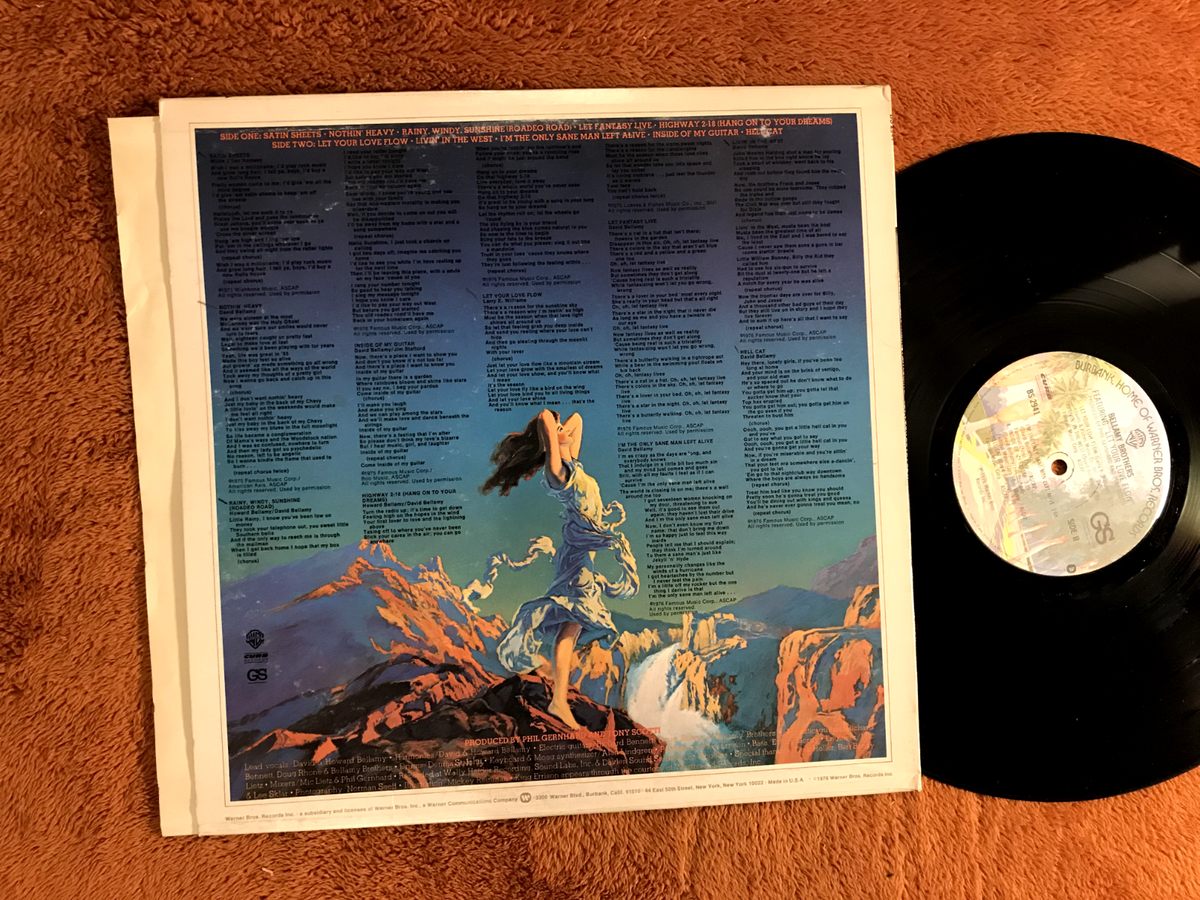 The Bellamy Brothers Featuring Let Your Love Flow LP 1976 Warner