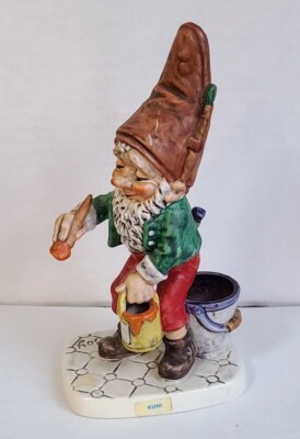 Kuni the Painter ~ Goebel Co-Boy Well 515 ~ Tmk 5 Vintage Gnome w Paint Brush