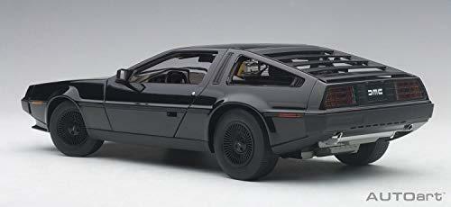 AUTOart Delorean Dmc-12 Metallic Black Model Car 1 18 for