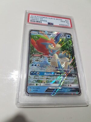 Keldeo GX #47 - Sun Moon Unified Minds - 2019 - Pokemon Card - PSA 10 | eBay
