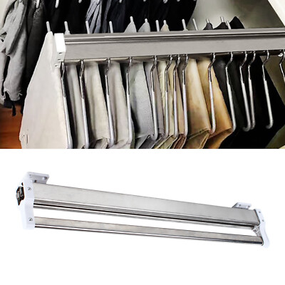 Kleidungsaufbewahrung Hanger Rack Metall Teleskop Ziehen Kleidung Hosen Rack