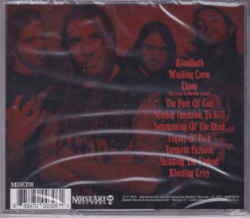 Suicidal Angels 2012 CD - Bloodbath - Chronosphere/Exarsis/Bio-Cancer - Sealed - Picture 2 of 2