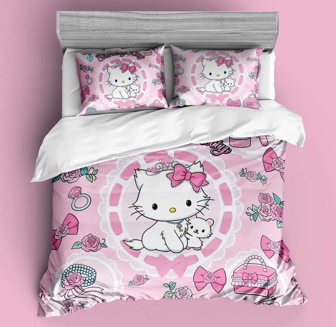 Nadeel kwaadaardig Hiel Hello Kitty Collection #2 Single/Double/Queen/King Bed Quilt Cover Set |  eBay