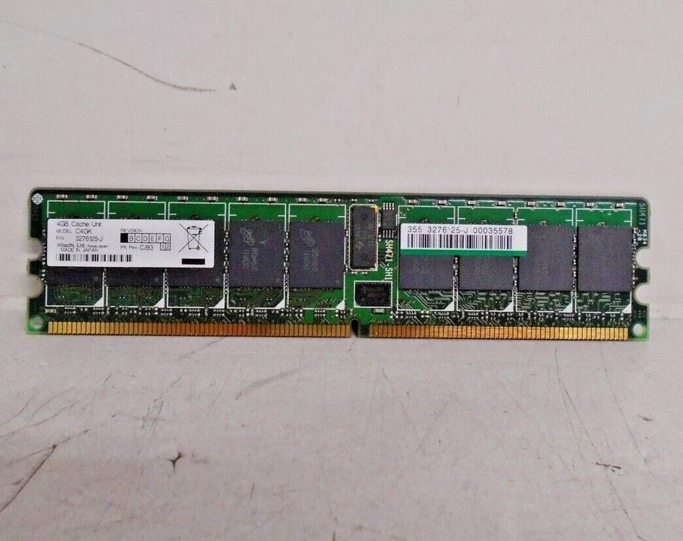 Used Hitachi C4GK Cache Unit 4GB Memory RAM | 3276125-J | DIMM ECC 240-Pin SRAM  - Image 2 of 4