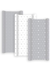GrowWild Changing Pad Covers 3 pack Stretchy Soft Jersey Knit Gentle Lightweight