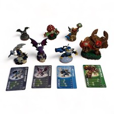 7 Skylanders Giants Figures Activision Orange Base With Cards