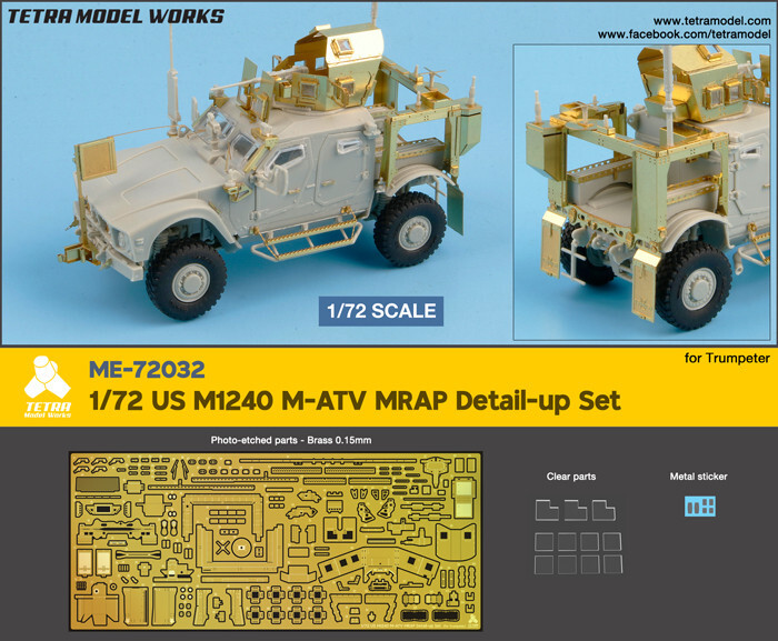Tetra Model ME72032 1/72 US M1240 M-ATV MRAP Detail Up Set for